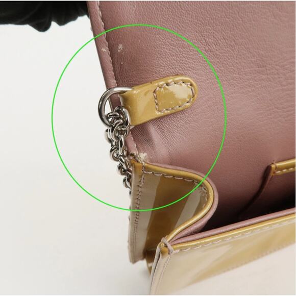 💎✨HOT BUY✨💎AUTHENTIC Christian Dior Chain Canage Patent Leather Chain Shoulder - Picture 11 of 13